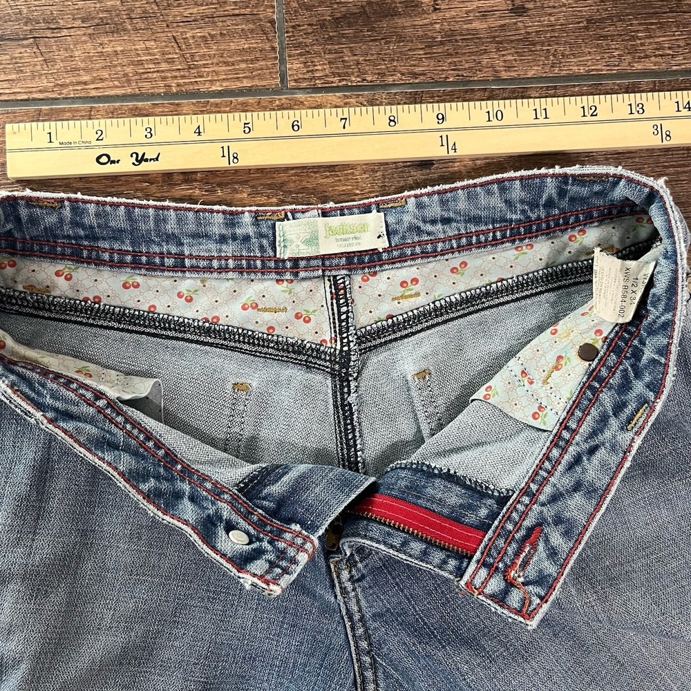 Cruel Jackson 20X Girl 1/2X34 Low Rise Denim Jeans Carpenter Vintage Y2K 90s - Picture 11 of 13